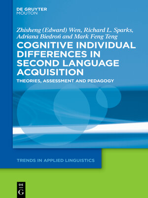 cover image of Cognitive Individual Differences in Second Language Acquisition